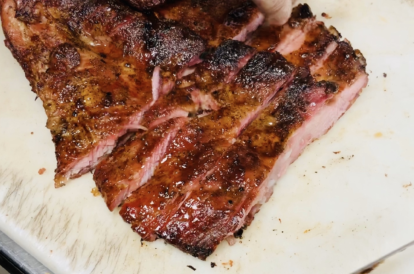 Slow Smoked Brisket at No Name Bar-B-Q
