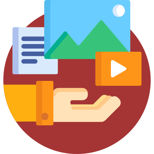 Customized content icon